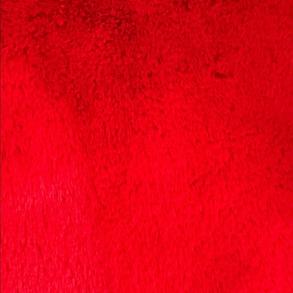 ⚡️FLASH SALE - Red Cropped Faux Fur Jacket - Picture 5 of 5